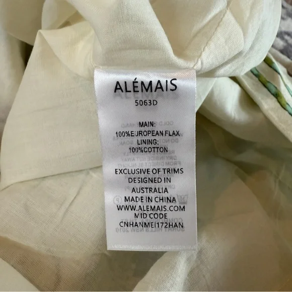 ALEMAIS WOMEN'S SEA MINI DRESS - Picture 4 of 6